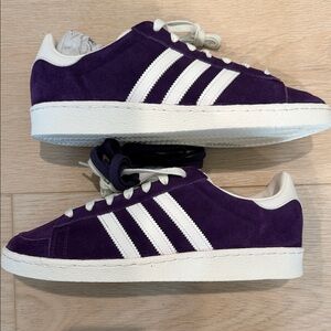 adidas Jabbar Lo Sneakers Purple Aurora Plum JR4355 Retro Low Top